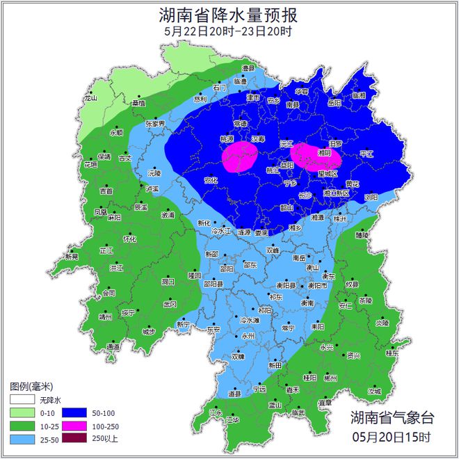 湖南：今起局地大雨，大暴雨，8～10级雷暴大风