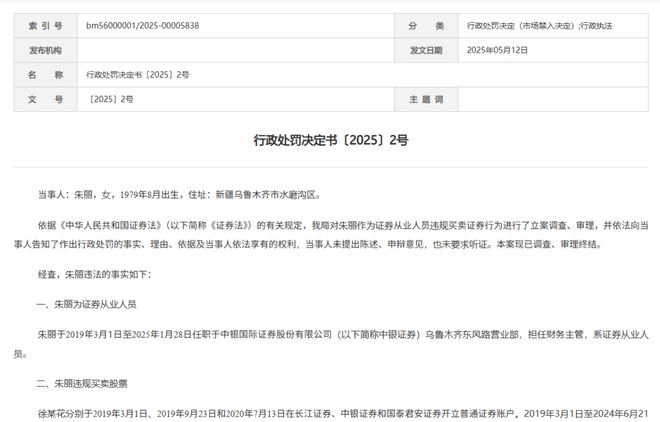 又有券商员工违规炒股